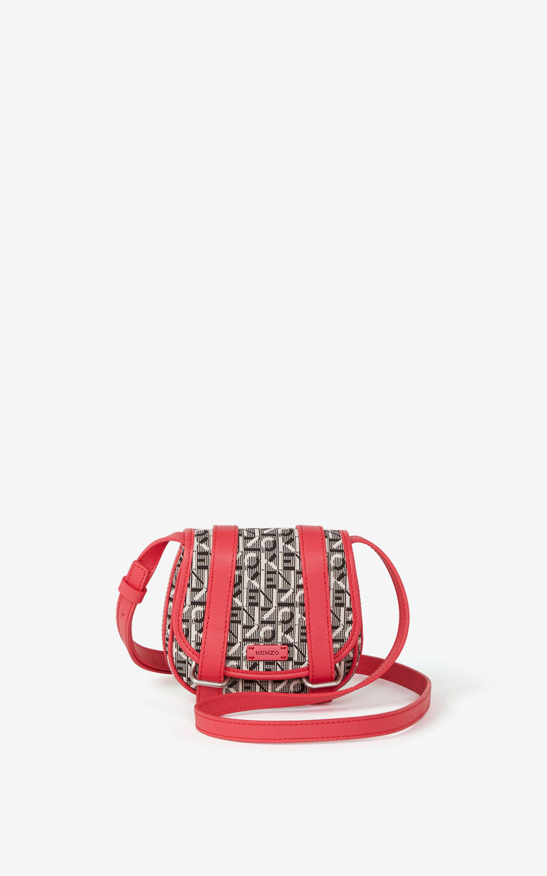 Kenzo Mini Courier jacquard メッセンジャーバッグ レディース コーラル 色 - KLXHAM209